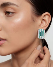 Mondrian Earrings | AMARIS JEWELS | Fine Jewelry 
