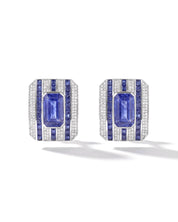 Mondrian Earrings (Blue Sapphires) | AMARIS JEWELS | Fine Jewelry