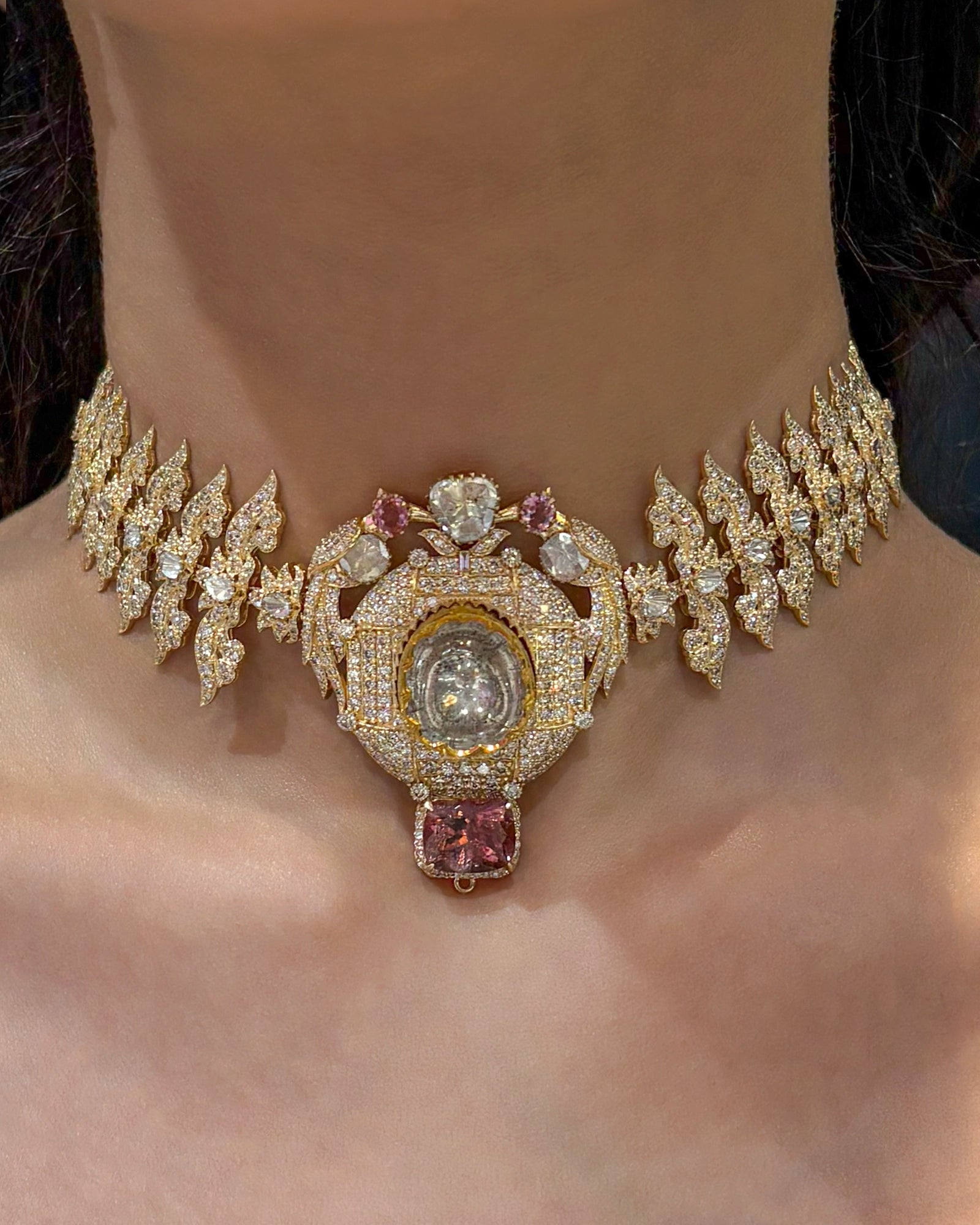 Mor Bagh Overload Choker | AMARIS JEWELS | Fine Jewelry 