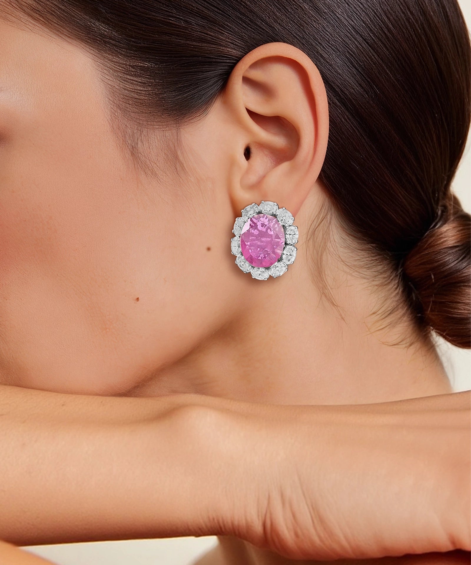 Moulin Rouge Stud Earrings | AMARIS JEWELS | Fine Jewelry 