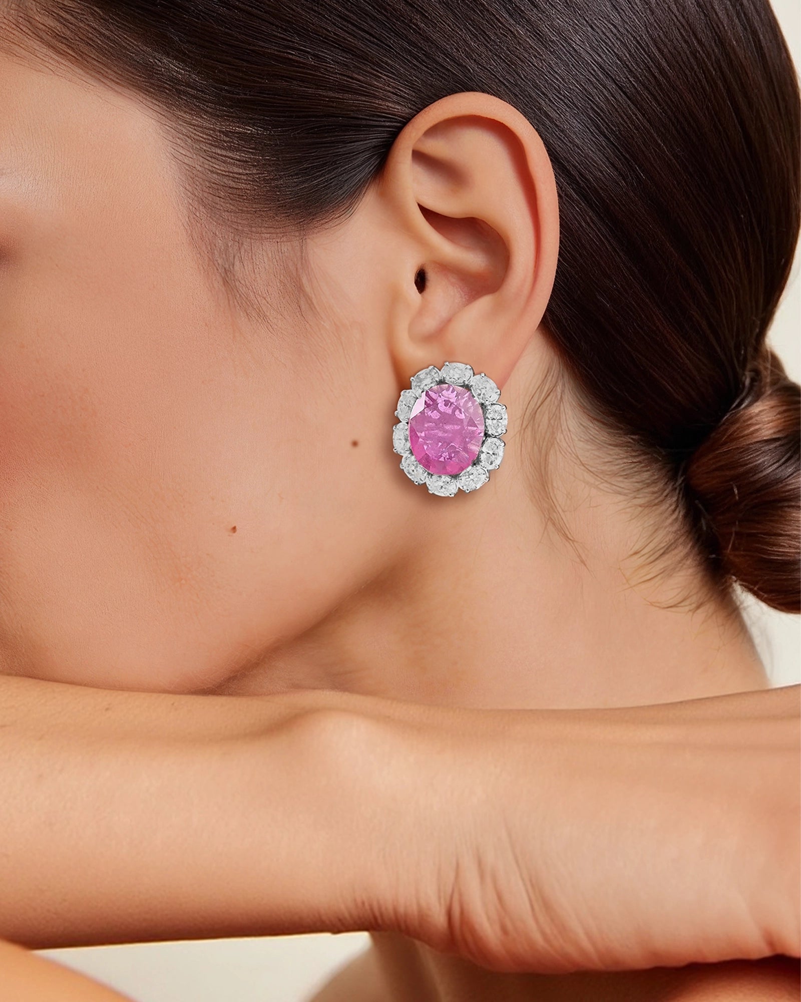 Moulin Rouge Stud Earrings | AMARIS JEWELS | Fine Jewelry 