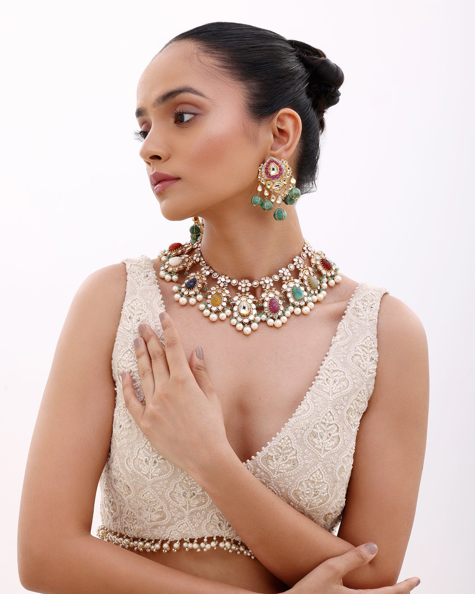 Navrattan Necklace | AMARIS JEWELS | Fine Jewelry 