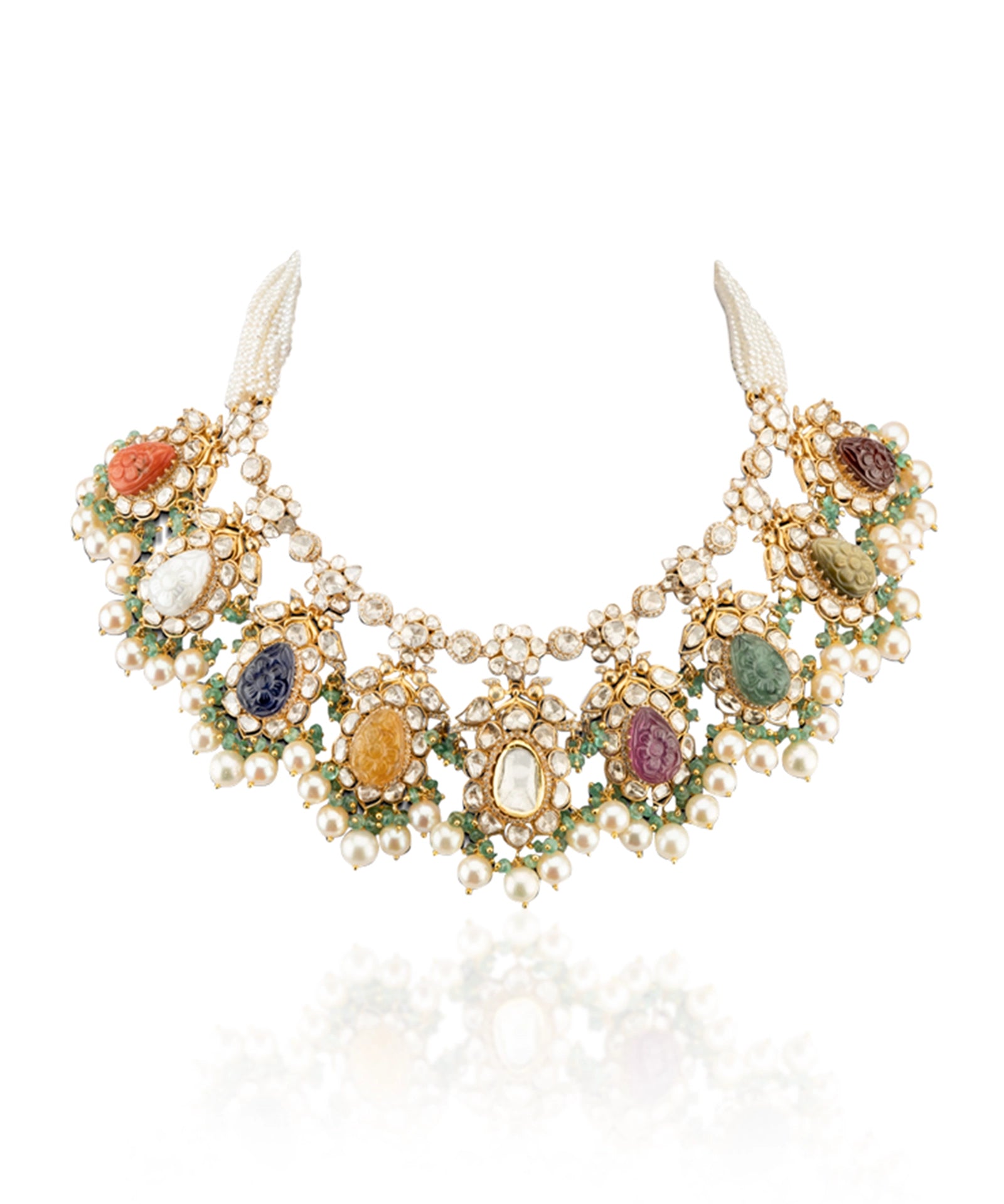 Navrattan Necklace | AMARIS JEWELS | Fine Jewelry 