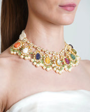 Navrattan Necklace | AMARIS JEWELS | Fine Jewelry 