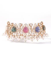Navrattan Nouveau Choker | AMARIS JEWELS | Fine Jewelry