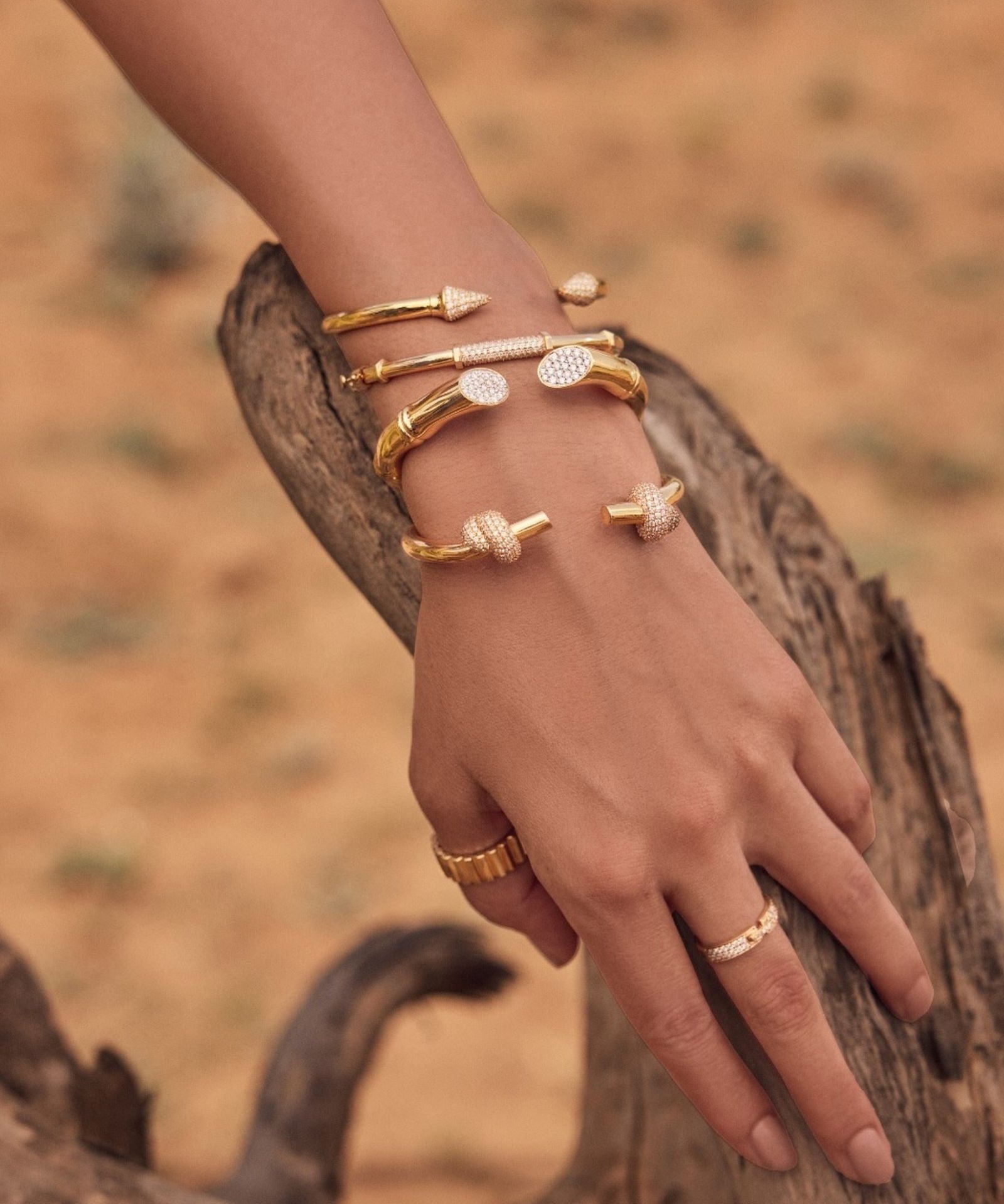 Nefertiti Gold Bracelet | AMARIS JEWELS | Fine Jewelry 