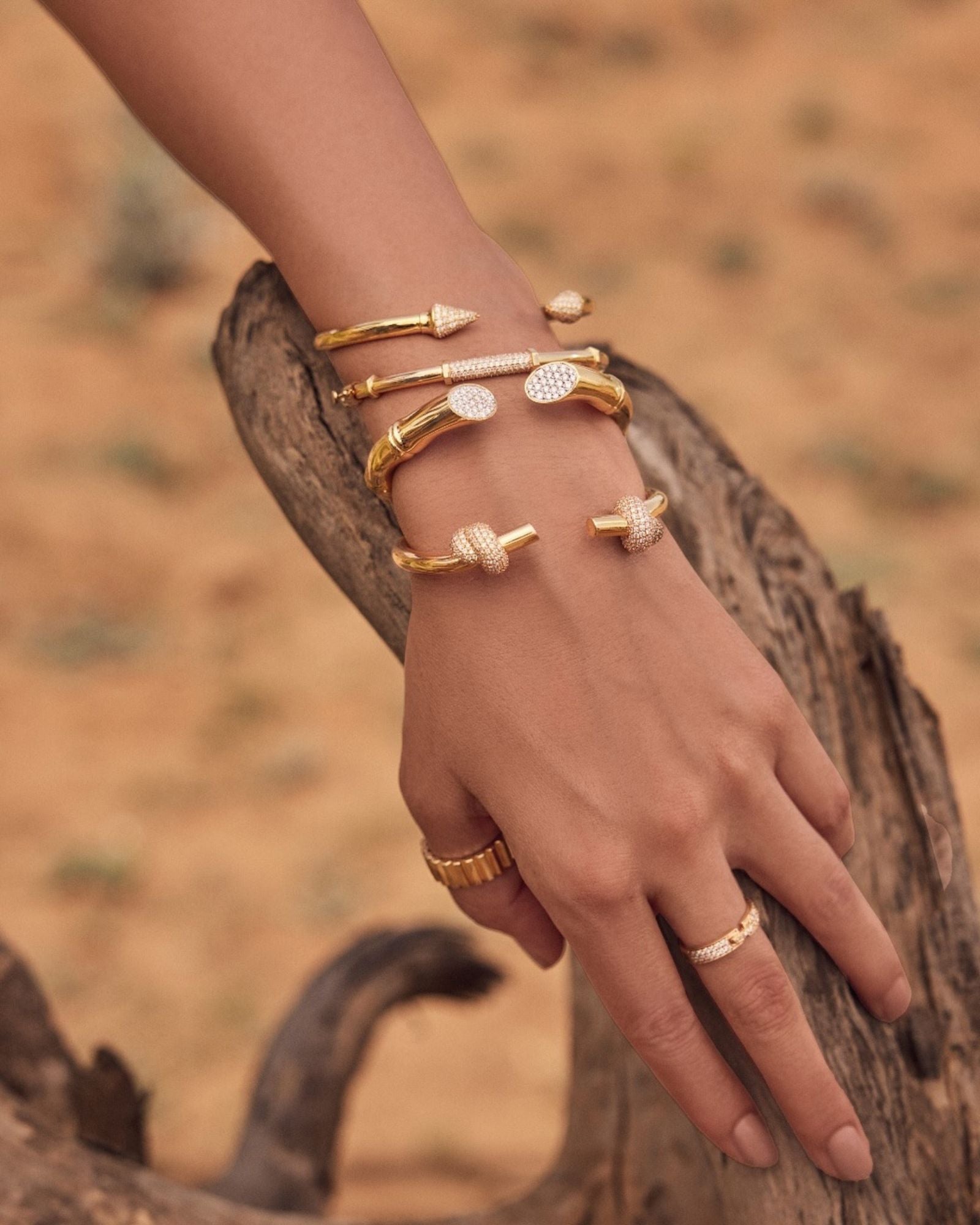 Nefertiti Gold Bracelet | AMARIS JEWELS | Fine Jewelry 