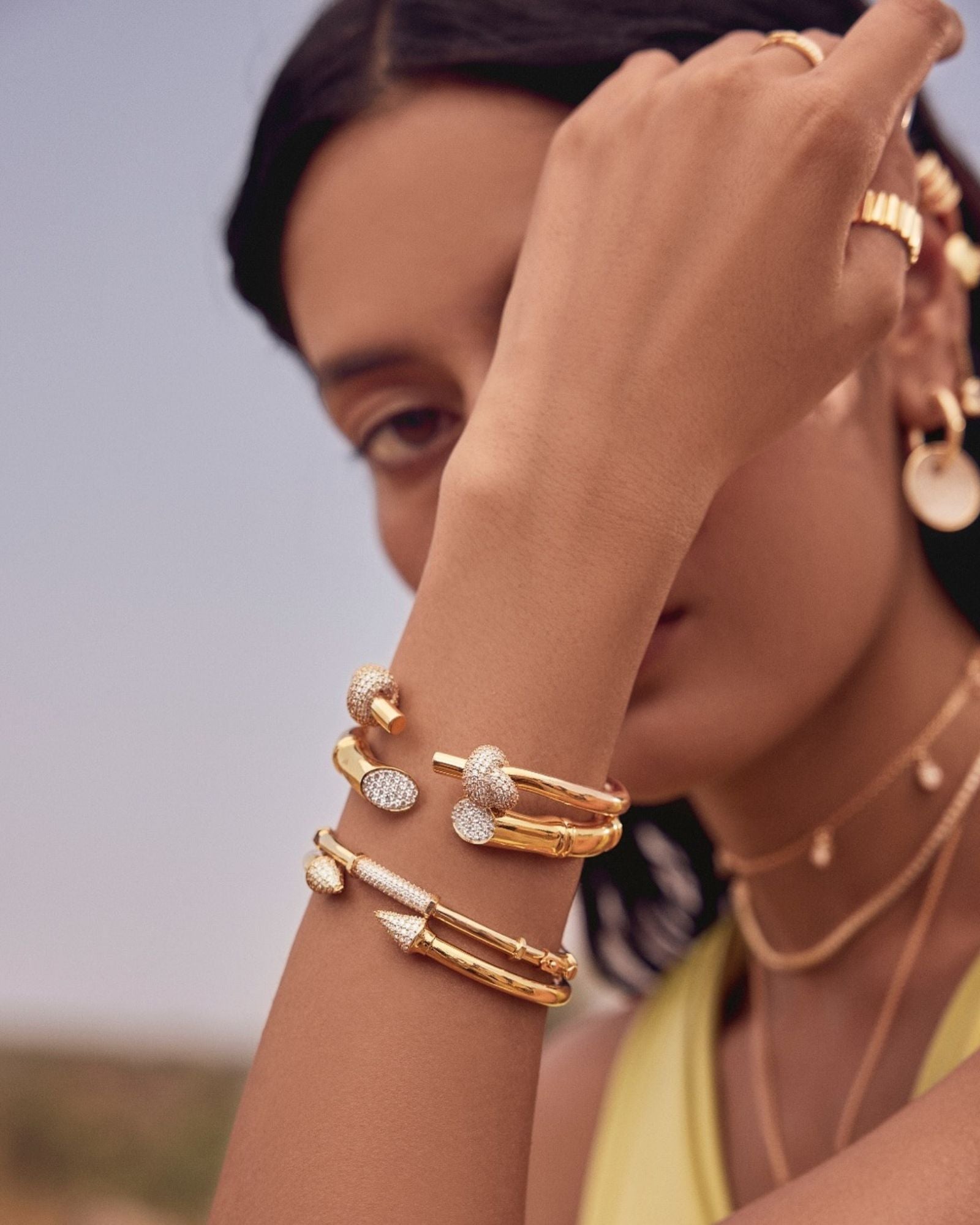 Nefertiti Gold Bracelet | AMARIS JEWELS | Fine Jewelry 