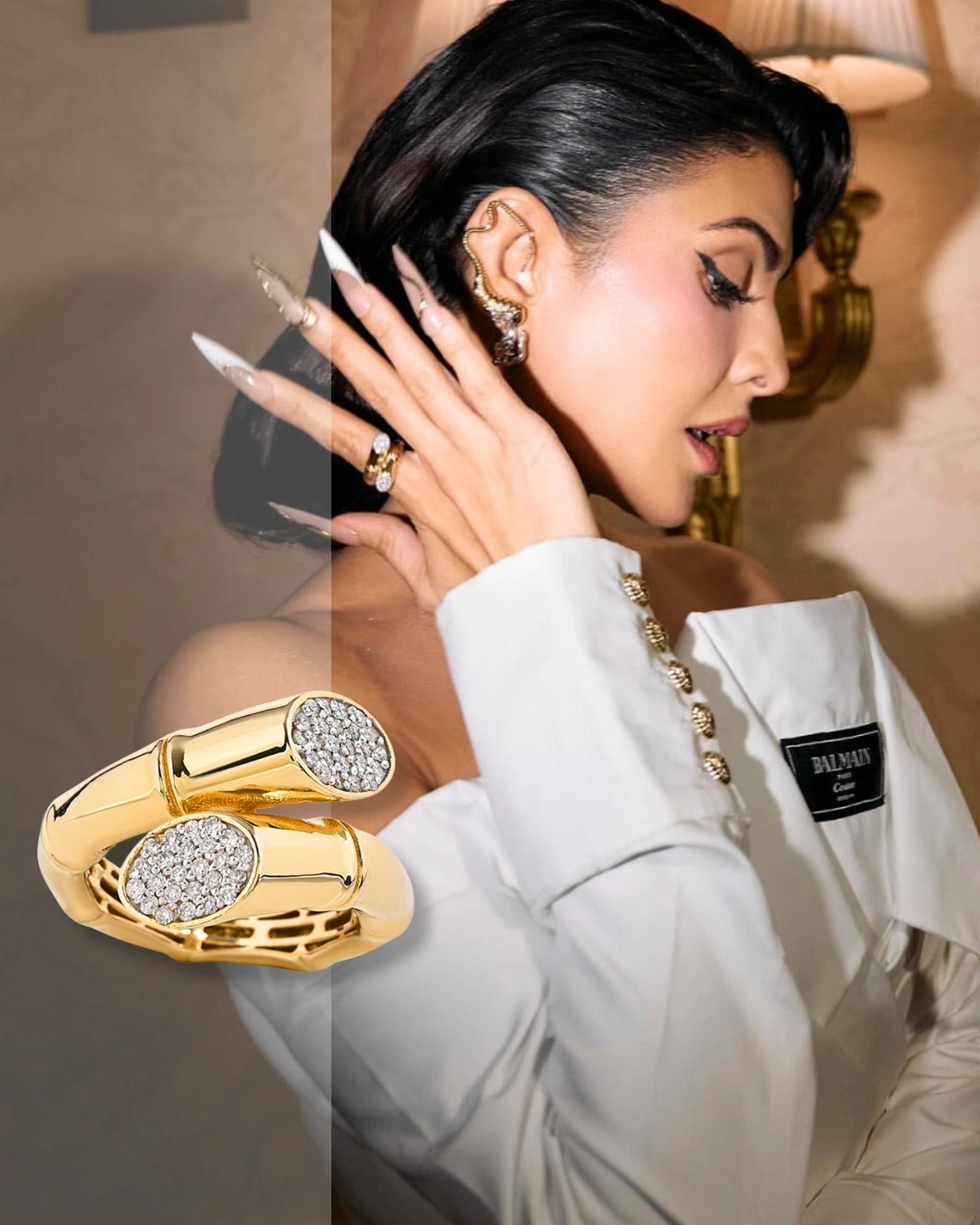 Nefertiti Gold Ring | AMARIS JEWELS | Fine Jewelry 