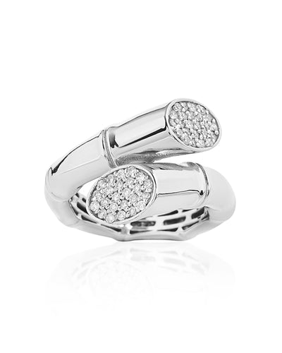 Nefertiti White Gold Ring