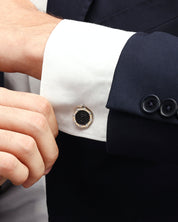 New Moon cufflinks- Rose Gold | AMARIS JEWELS | Fine Jewelry 