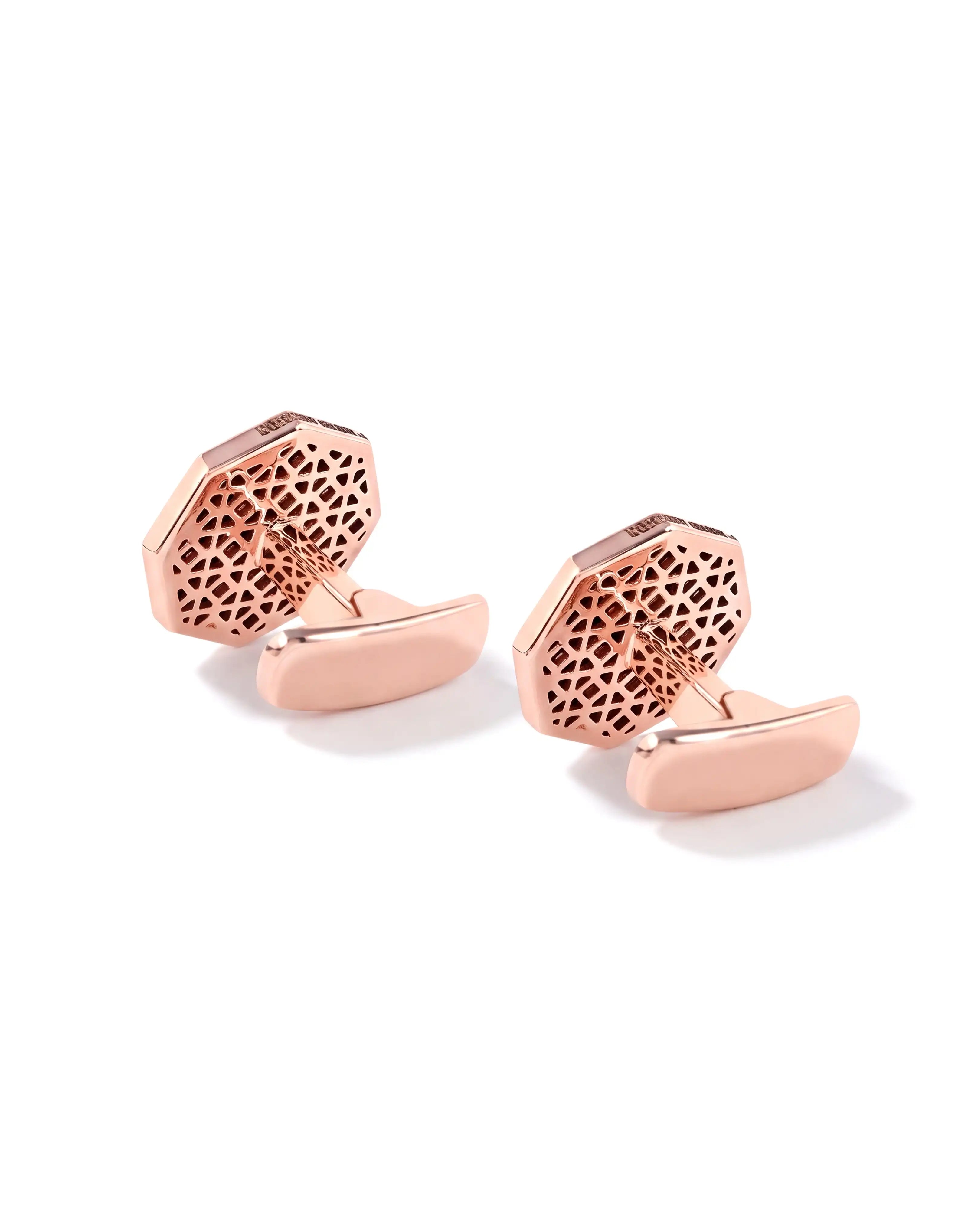 New Moon cufflinks- Rose Gold | AMARIS JEWELS | Fine Jewelry
