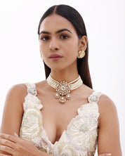 Sitara Hexa Polki Studs