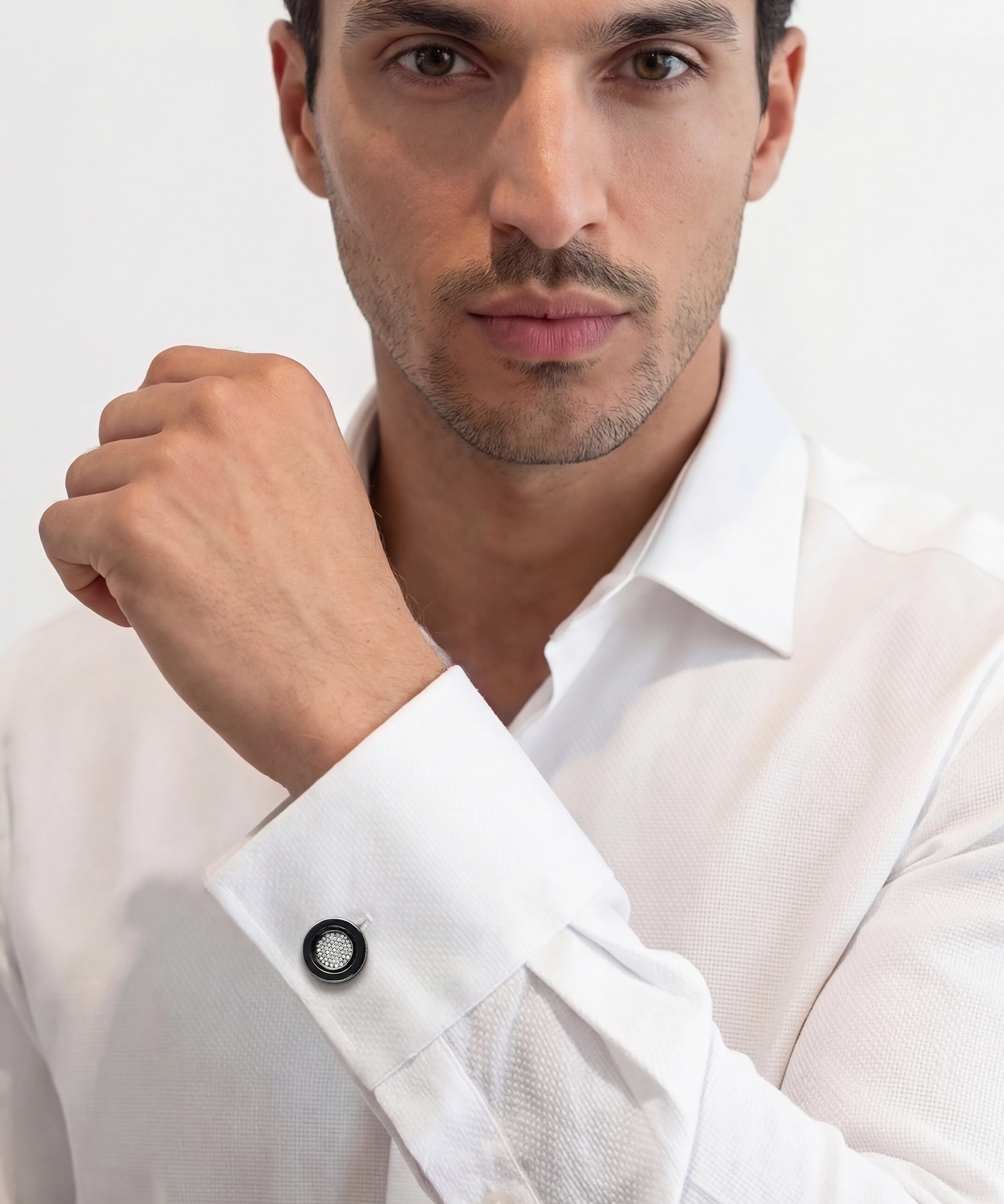 Noir Code Cufflinks | AMARIS JEWELS | Fine Jewelry 