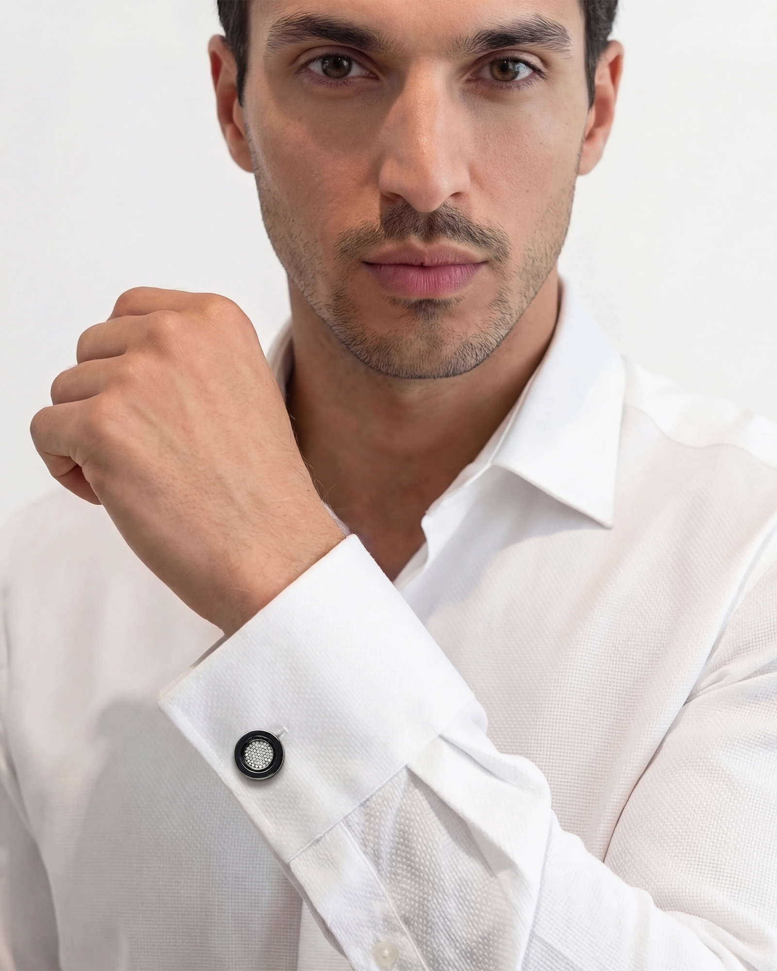 Noir Code Cufflinks | AMARIS JEWELS | Fine Jewelry 