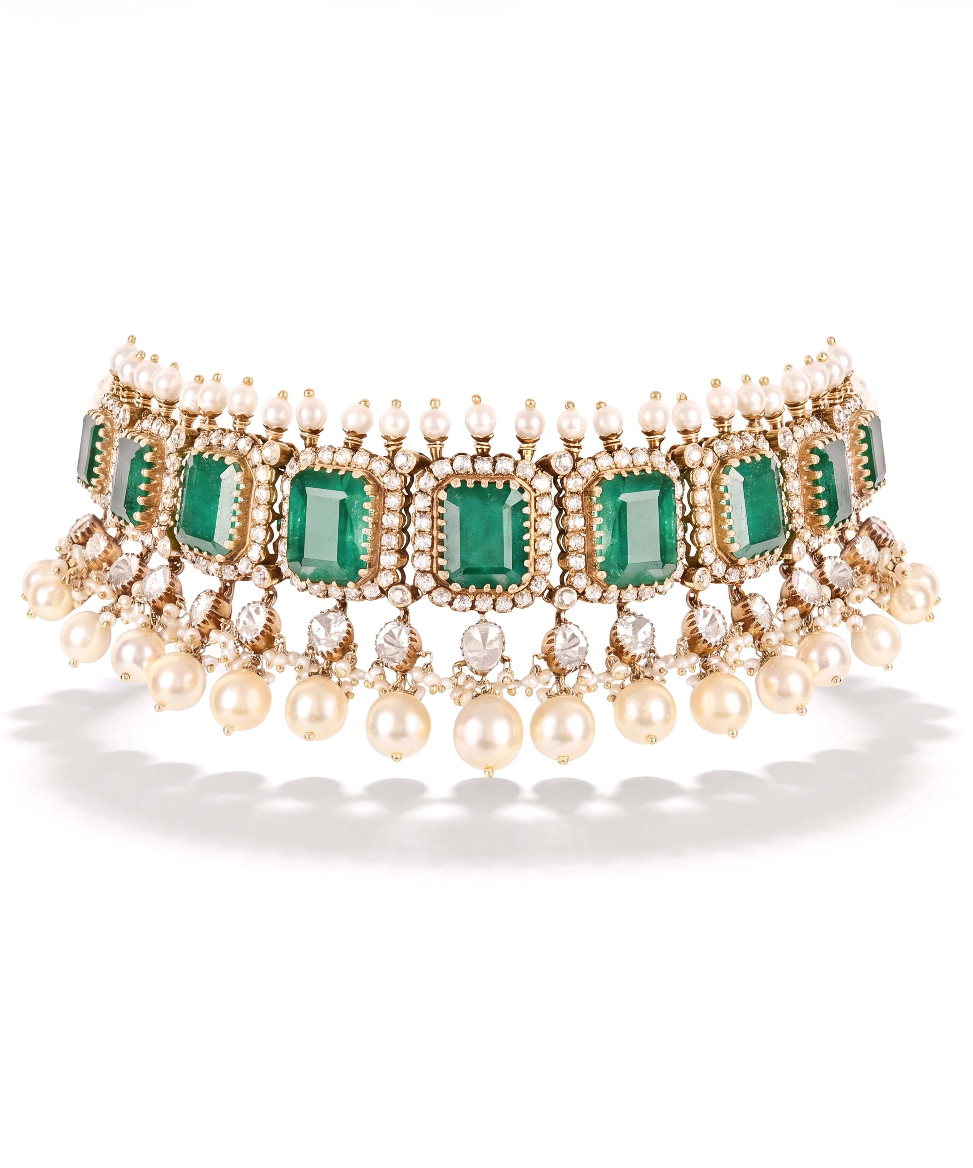 Noor Jahan Emerald Choker | AMARIS JEWELS | Fine Jewelry