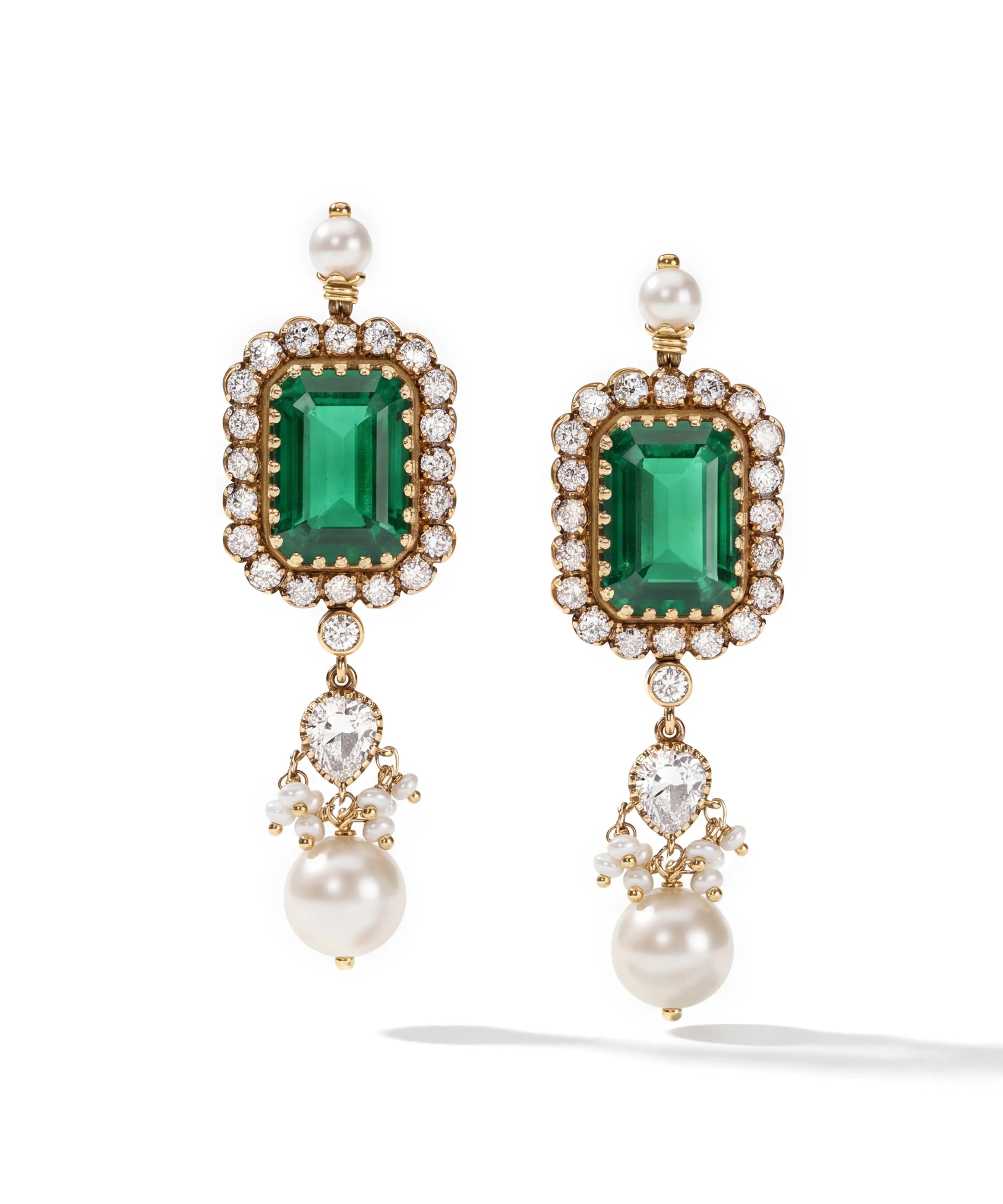 Noor Jahan Emerald Earrings | AMARIS JEWELS | Fine Jewelry