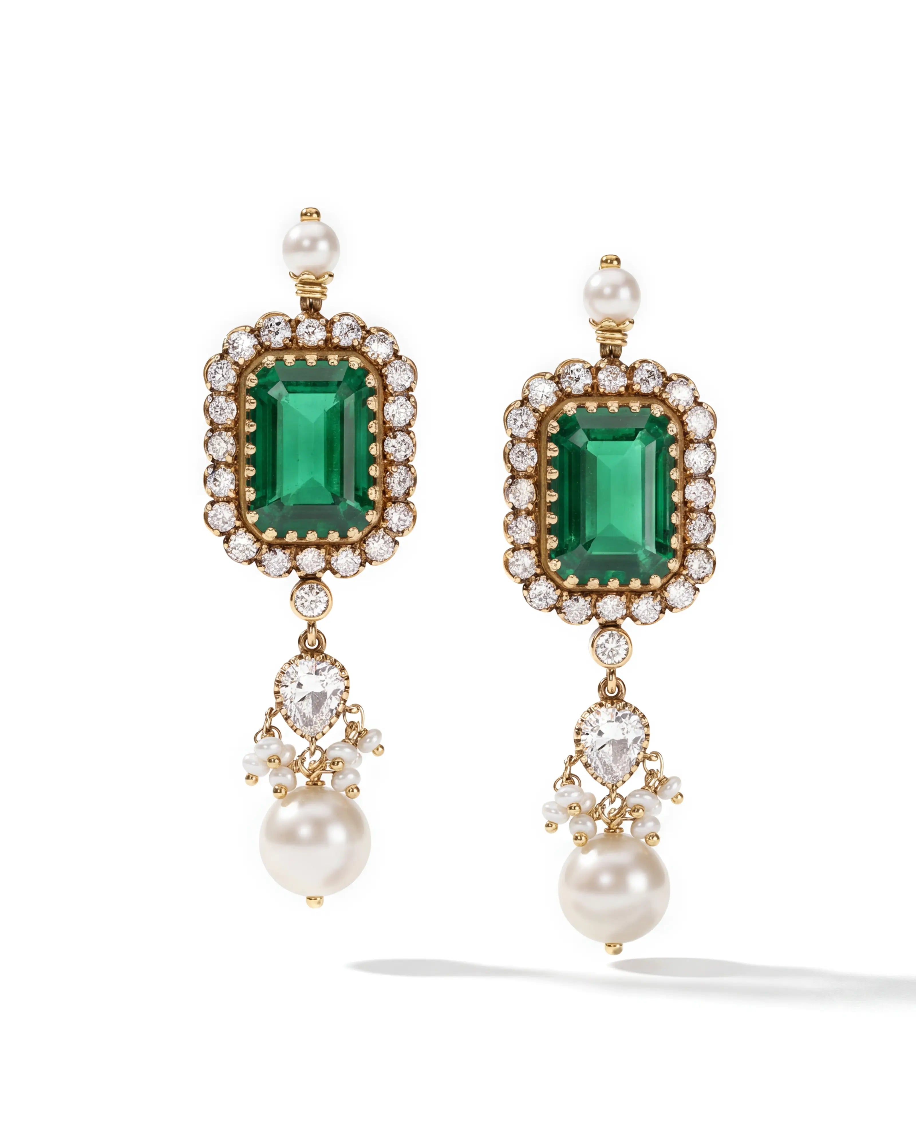 Noor Jahan Emerald Earrings | AMARIS JEWELS | Fine Jewelry