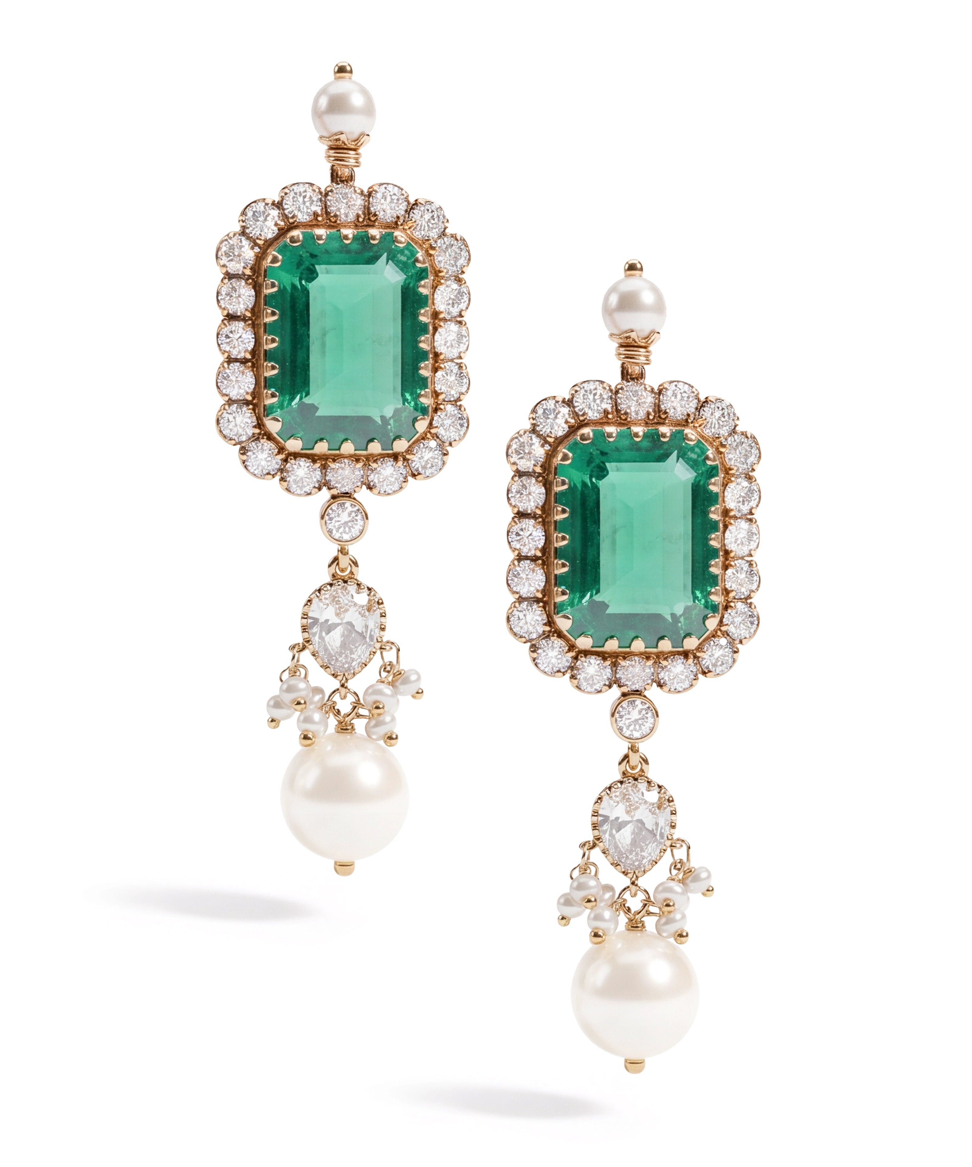 Noor Jahan Emerald Earrings | AMARIS JEWELS | Fine Jewelry