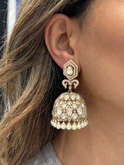 Noor Mahal jhumkas | AMARIS JEWELS | Fine Jewelry 