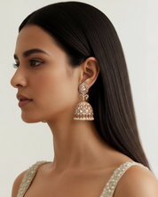 Noor Mahal jhumkas | AMARIS JEWELS | Fine Jewelry 