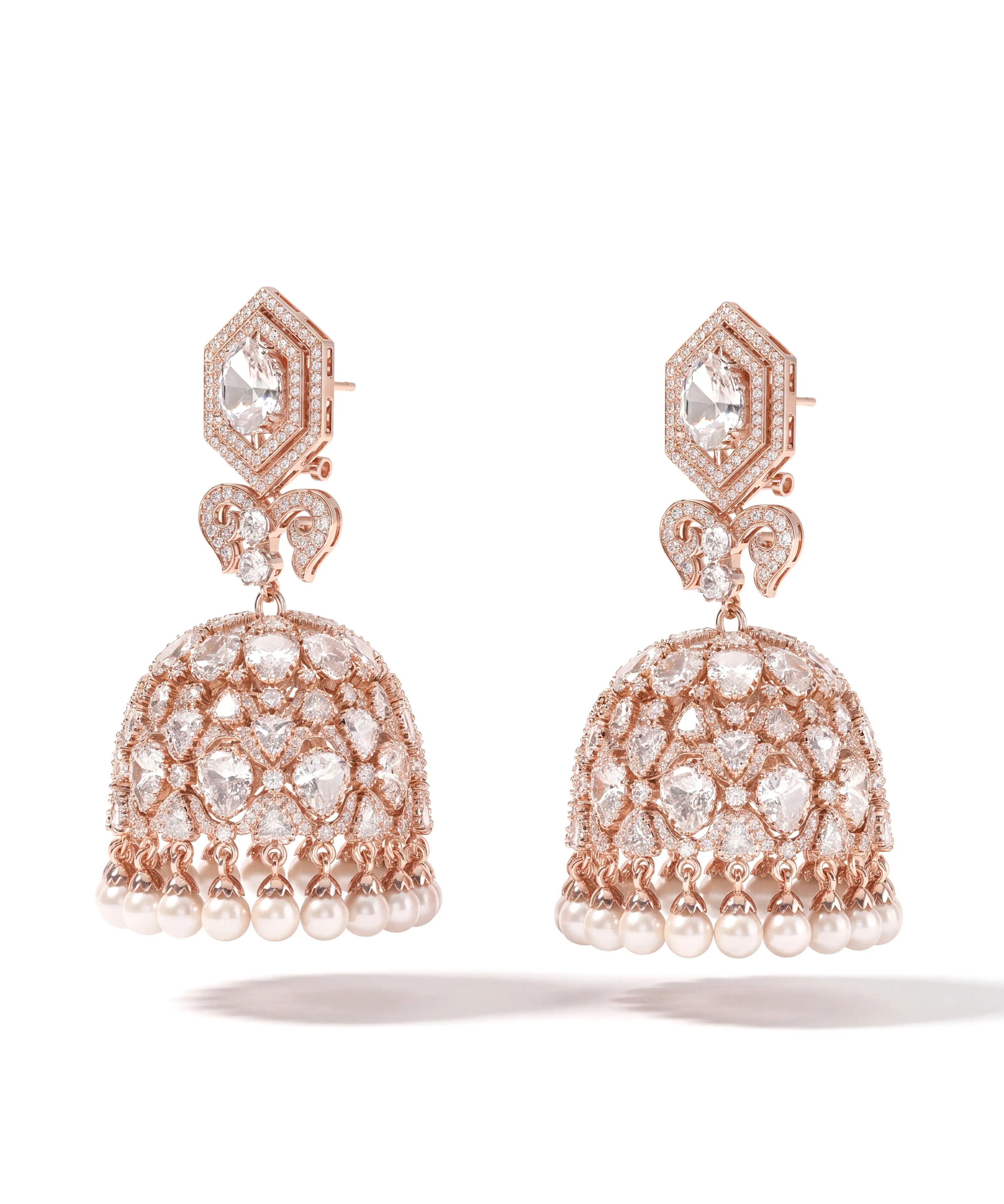 Noor Mahal jhumkas | AMARIS JEWELS | Fine Jewelry