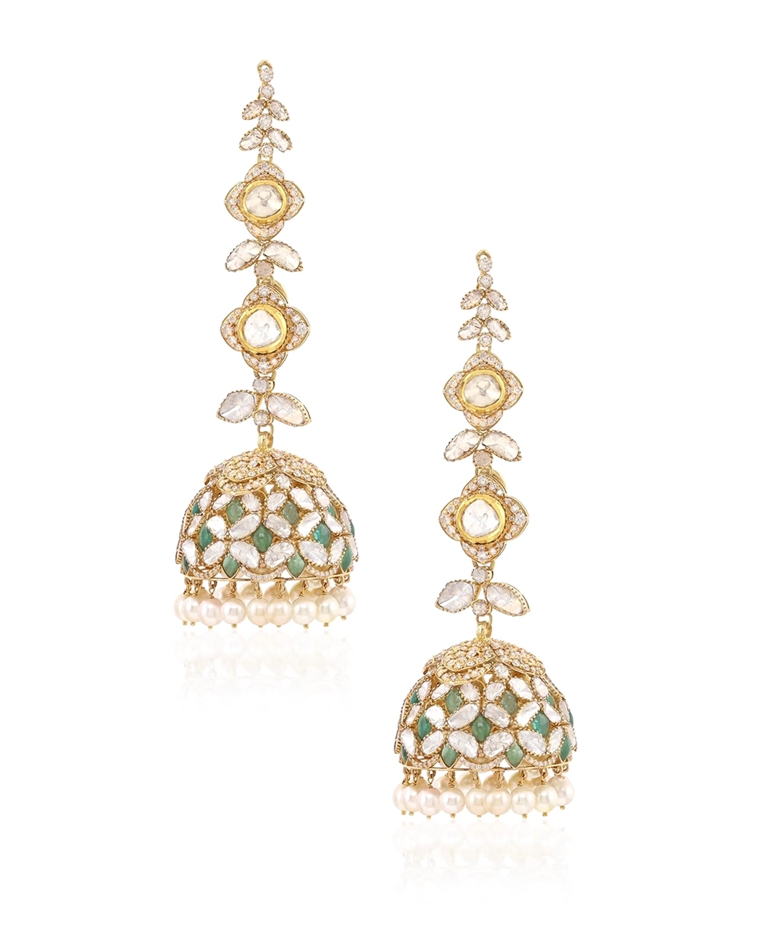 Noor Royale Jhumkas | AMARIS JEWELS | Fine Jewelry 