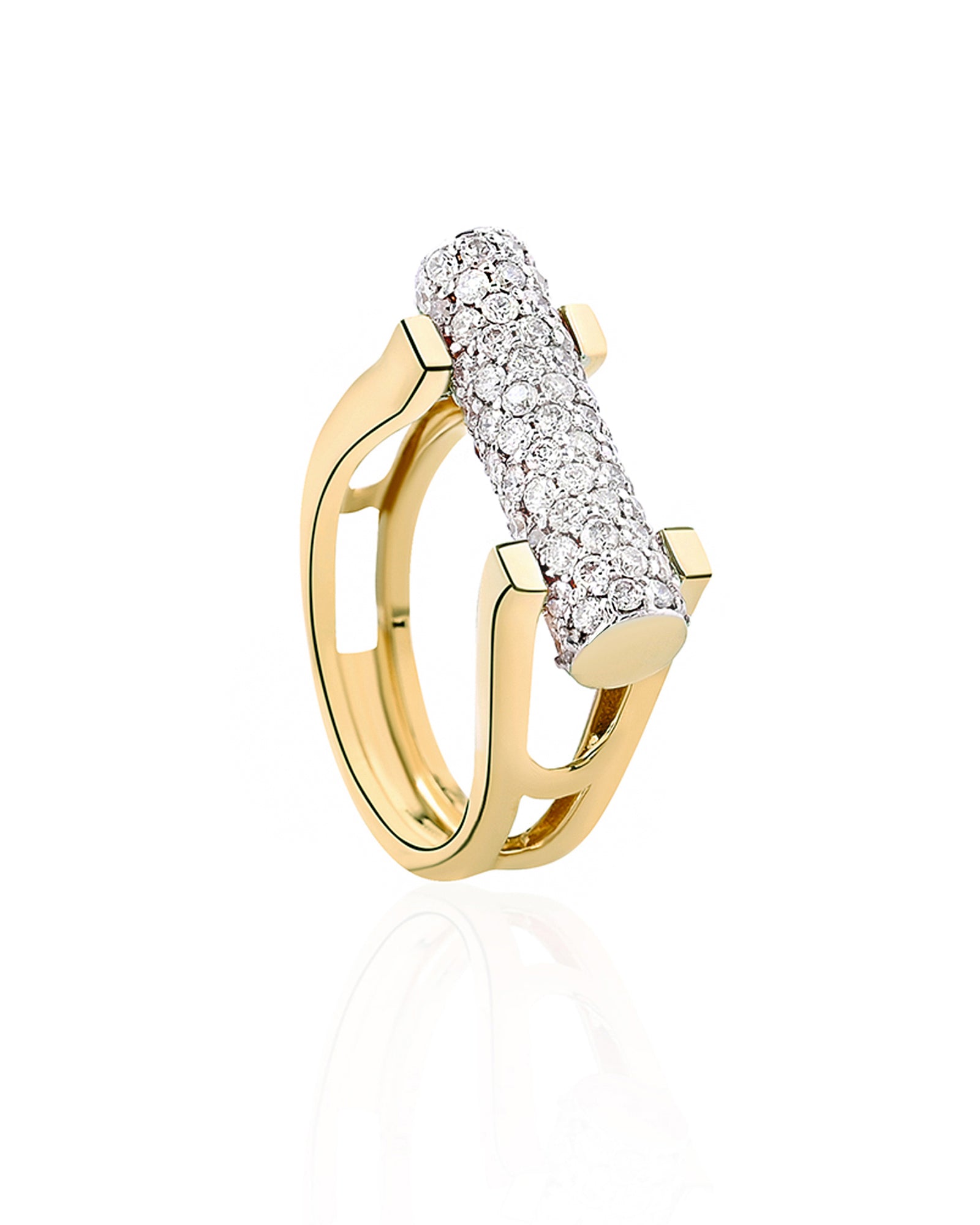 OFF THE EDGE RING (GOLD) | AMARIS JEWELS | Fine Jewelry 
