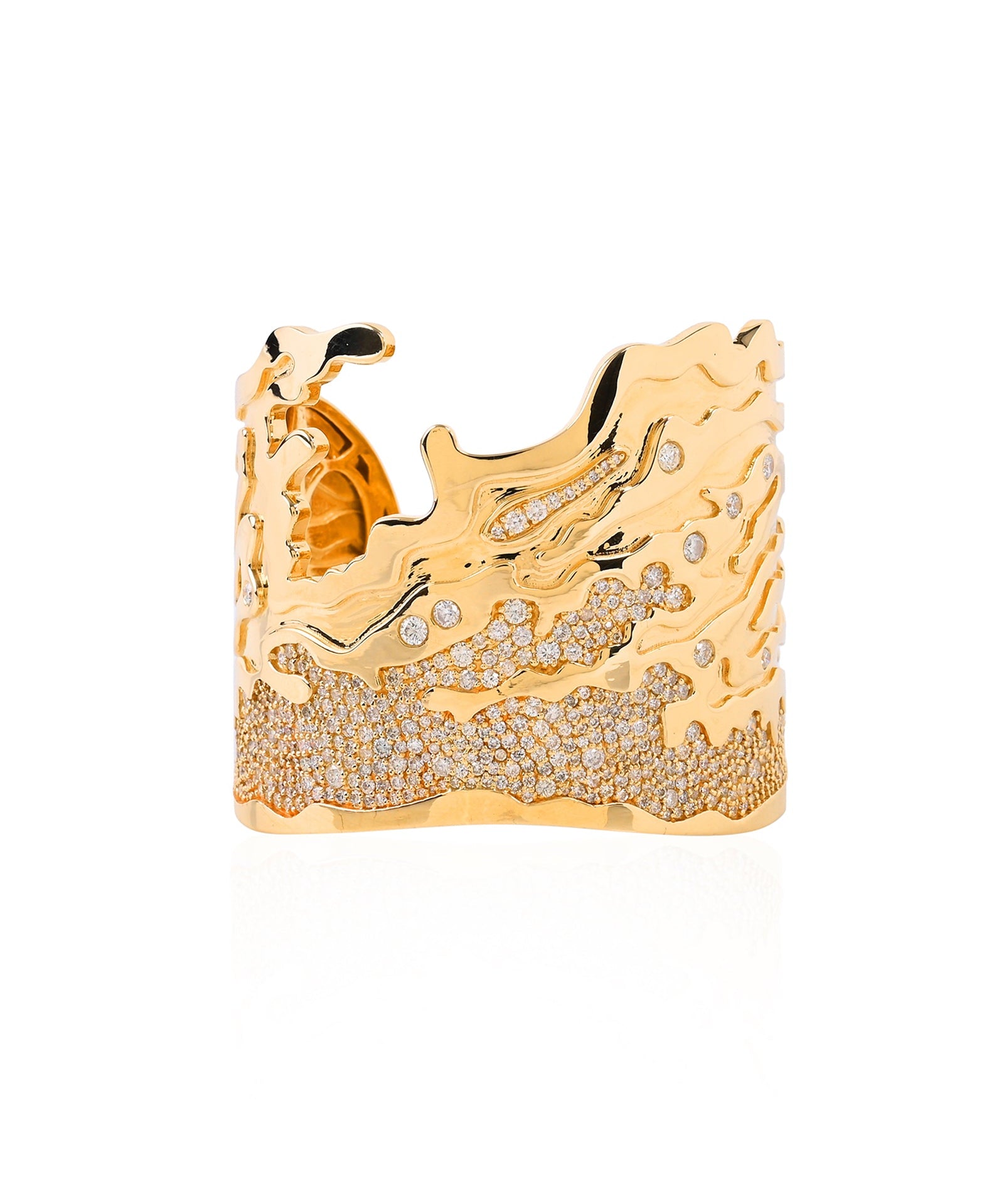 Ocean Waves Cuff | AMARIS JEWELS | Fine Jewelry 