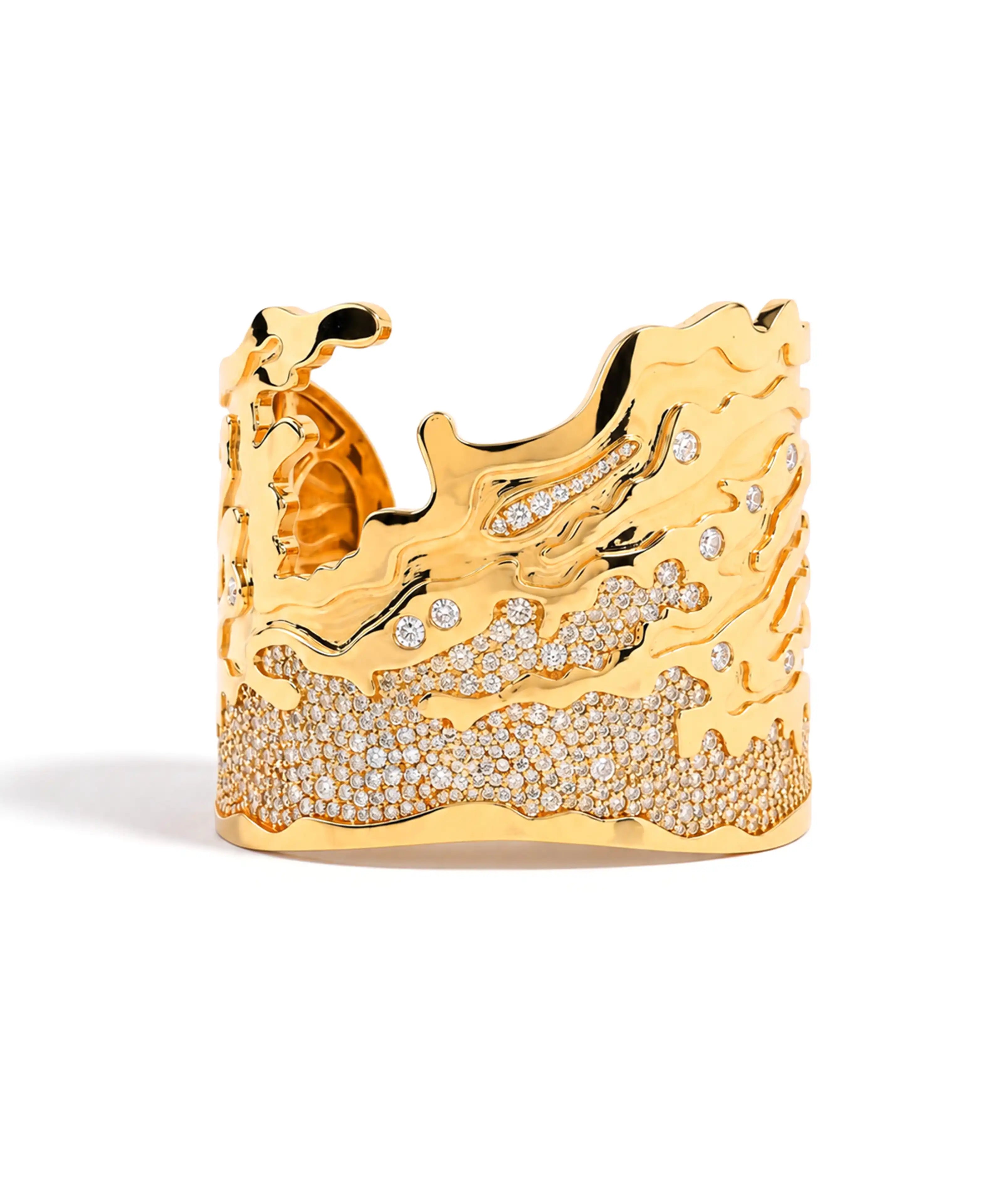 Ocean Waves Cuff | AMARIS JEWELS | Fine Jewelry