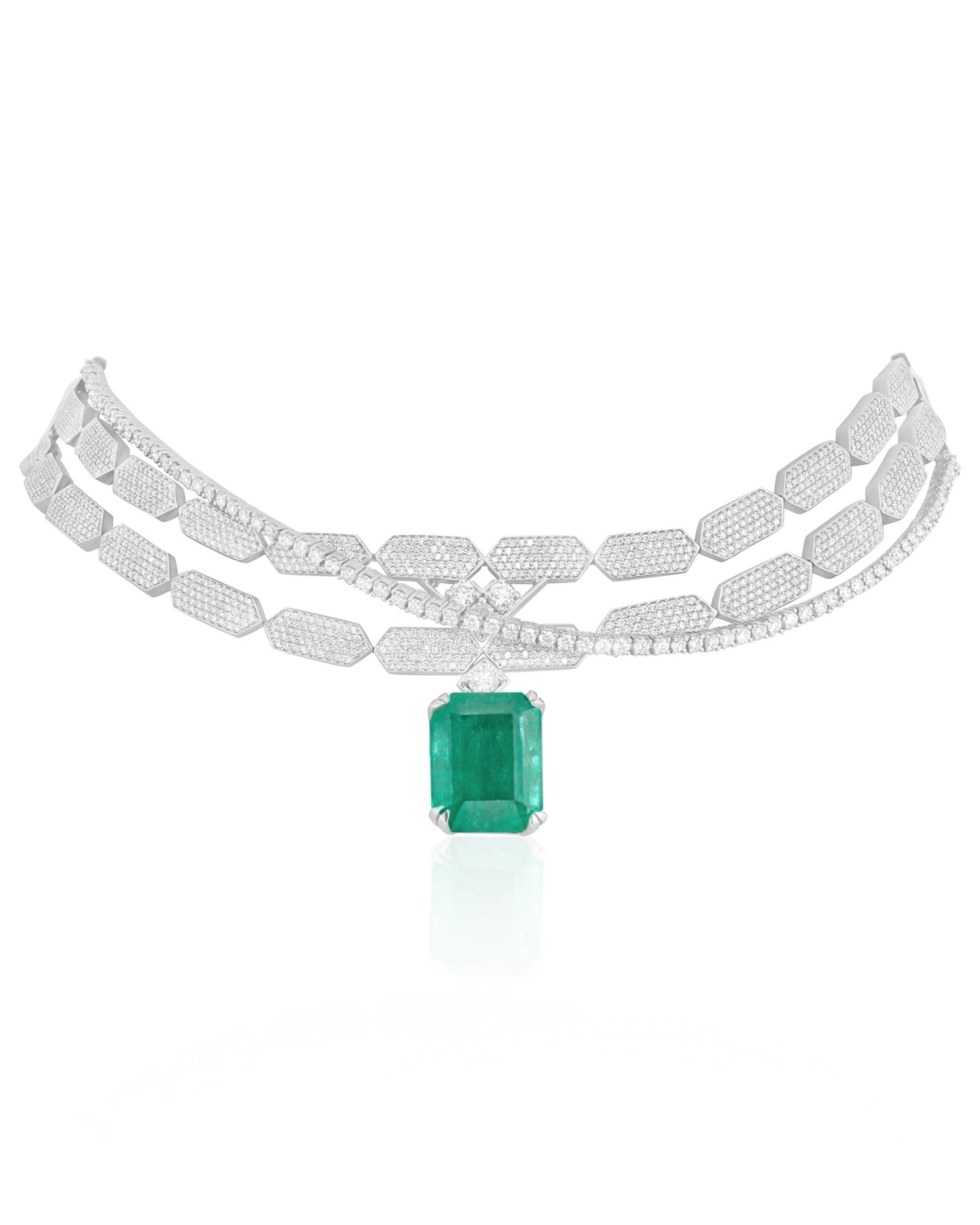 Off Duty Choker 2.0 (Emerald) | AMARIS JEWELS | Fine Jewelry 