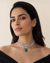 Off Duty Choker 2.0 (Emerald) | AMARIS JEWELS | Fine Jewelry 