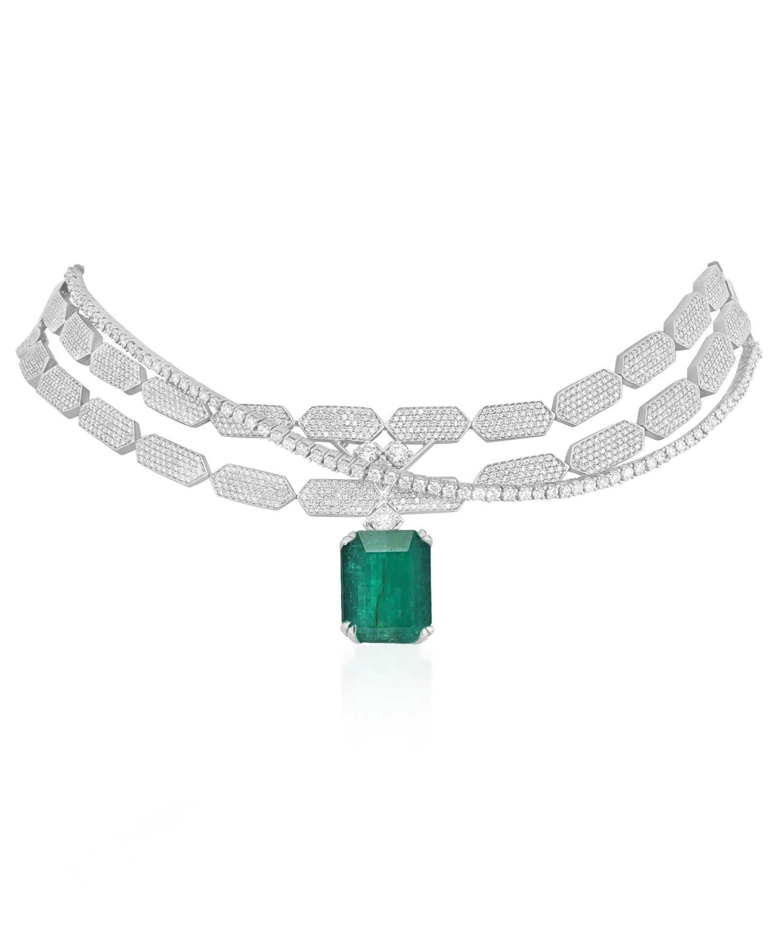 Off Duty Choker 2.0 (Emerald) | AMARIS JEWELS | Fine Jewelry 