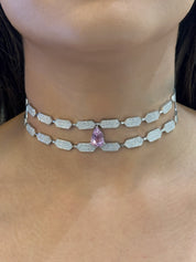 Off Duty Choker (Kunzite) | AMARIS JEWELS | Fine Jewelry 