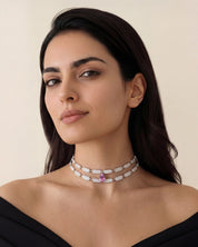 Off Duty Choker (Kunzite) | AMARIS JEWELS | Fine Jewelry 