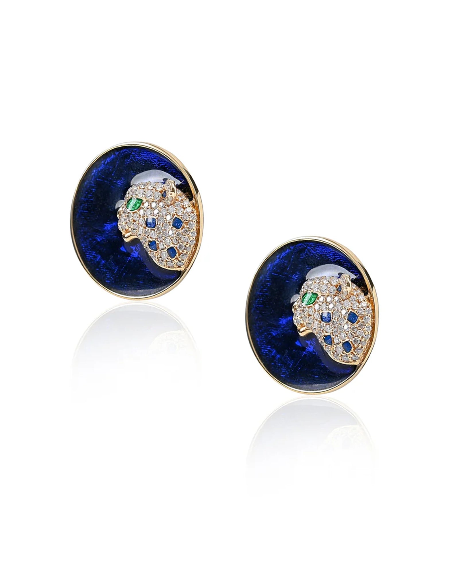 On The Hunt Earrings (Blue) | AMARIS JEWELS | Fine Jewelry 