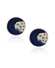 On The Hunt Earrings (Blue) | AMARIS JEWELS | Fine Jewelry 