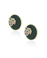 On The Hunt Earrings (Green) | AMARIS JEWELS | Fine Jewelry 