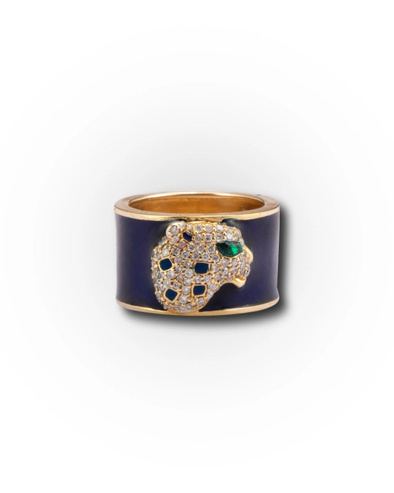 On The Hunt Ring (Blue) | AMARIS JEWELS | Fine Jewelry 