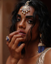 Out Of The Blue Maang Tikka | AMARIS JEWELS | Fine Jewelry 