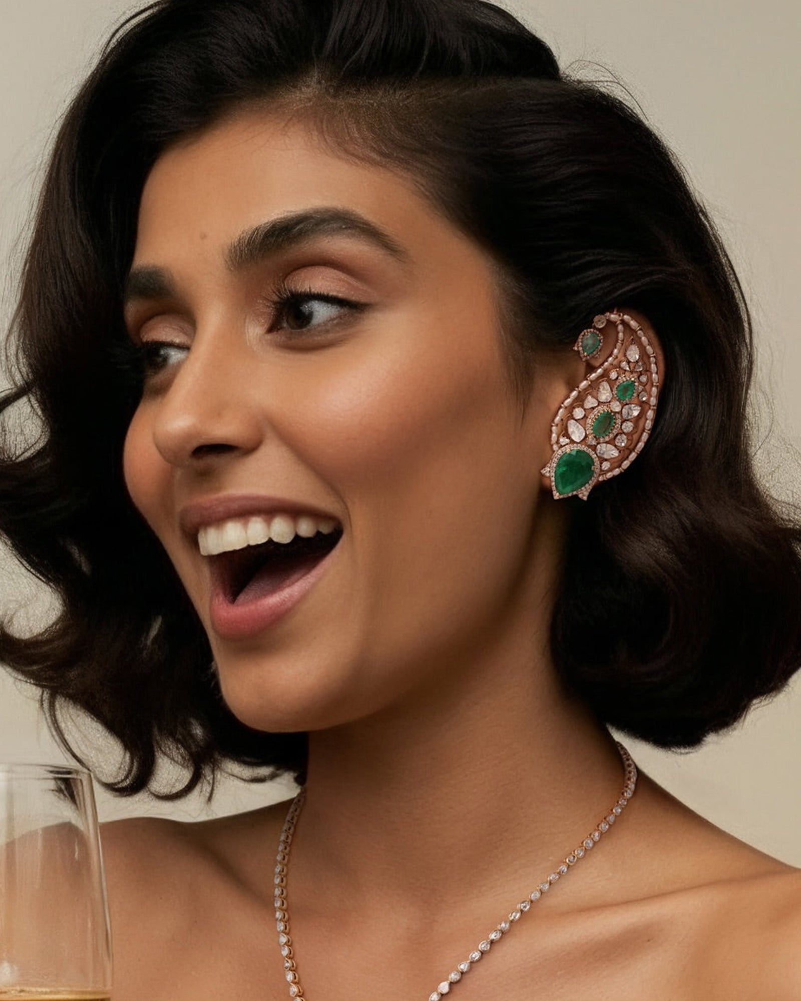 Paisley Pop Ear cuff | AMARIS JEWELS | Fine Jewelry 