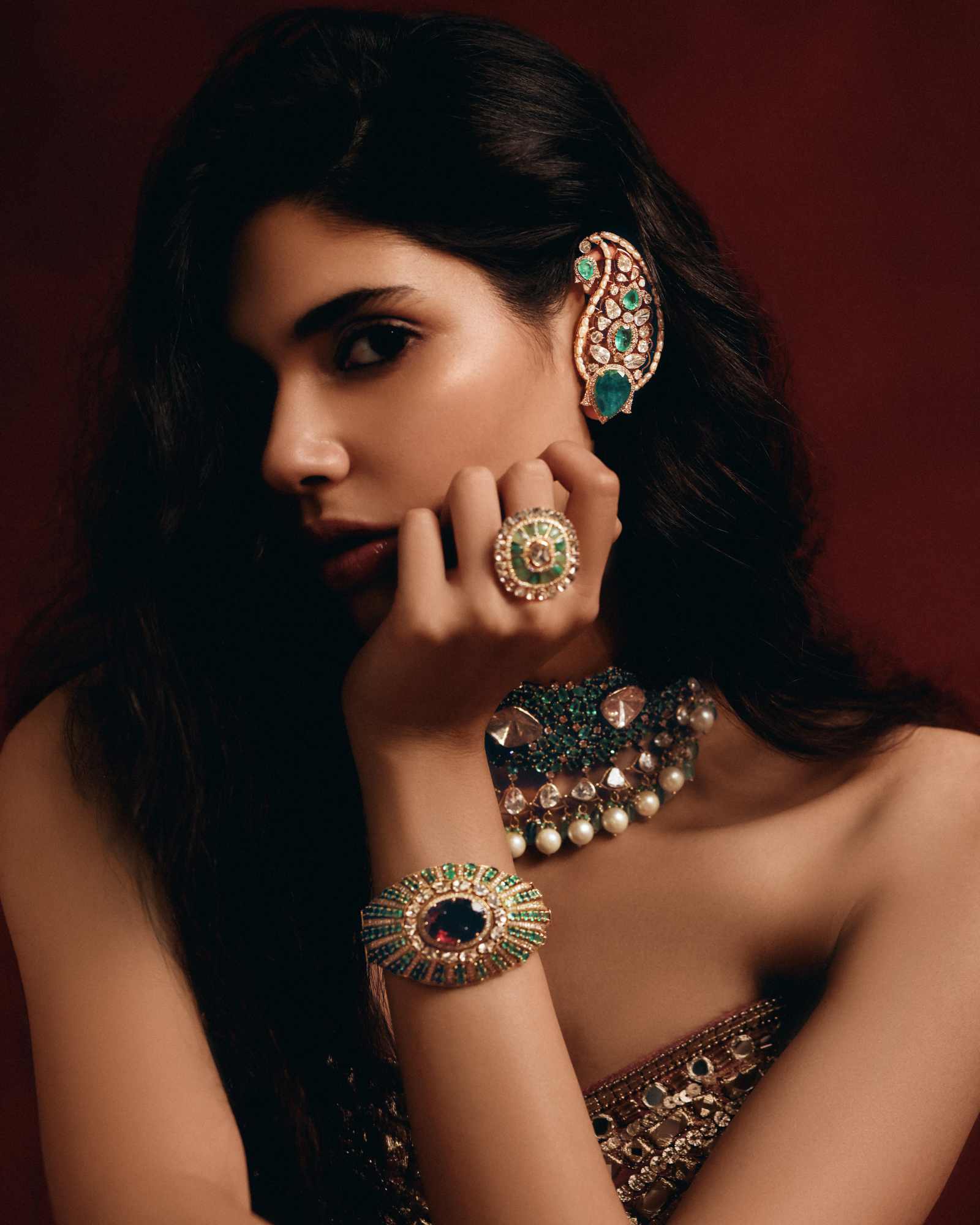 Paisley Pop Ear cuff