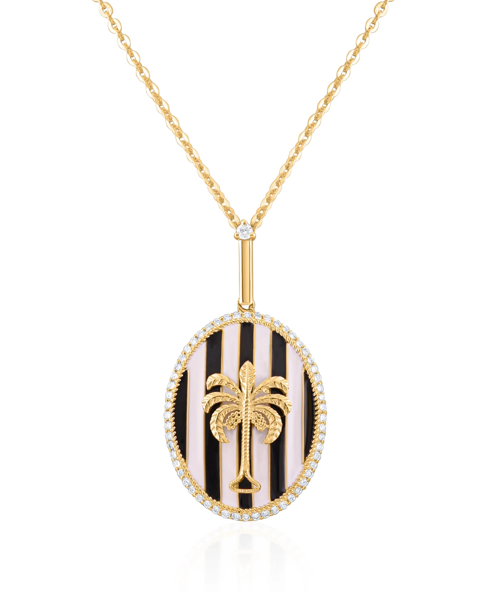 Palm Crest Pendant | AMARIS JEWELS | Fine Jewelry 