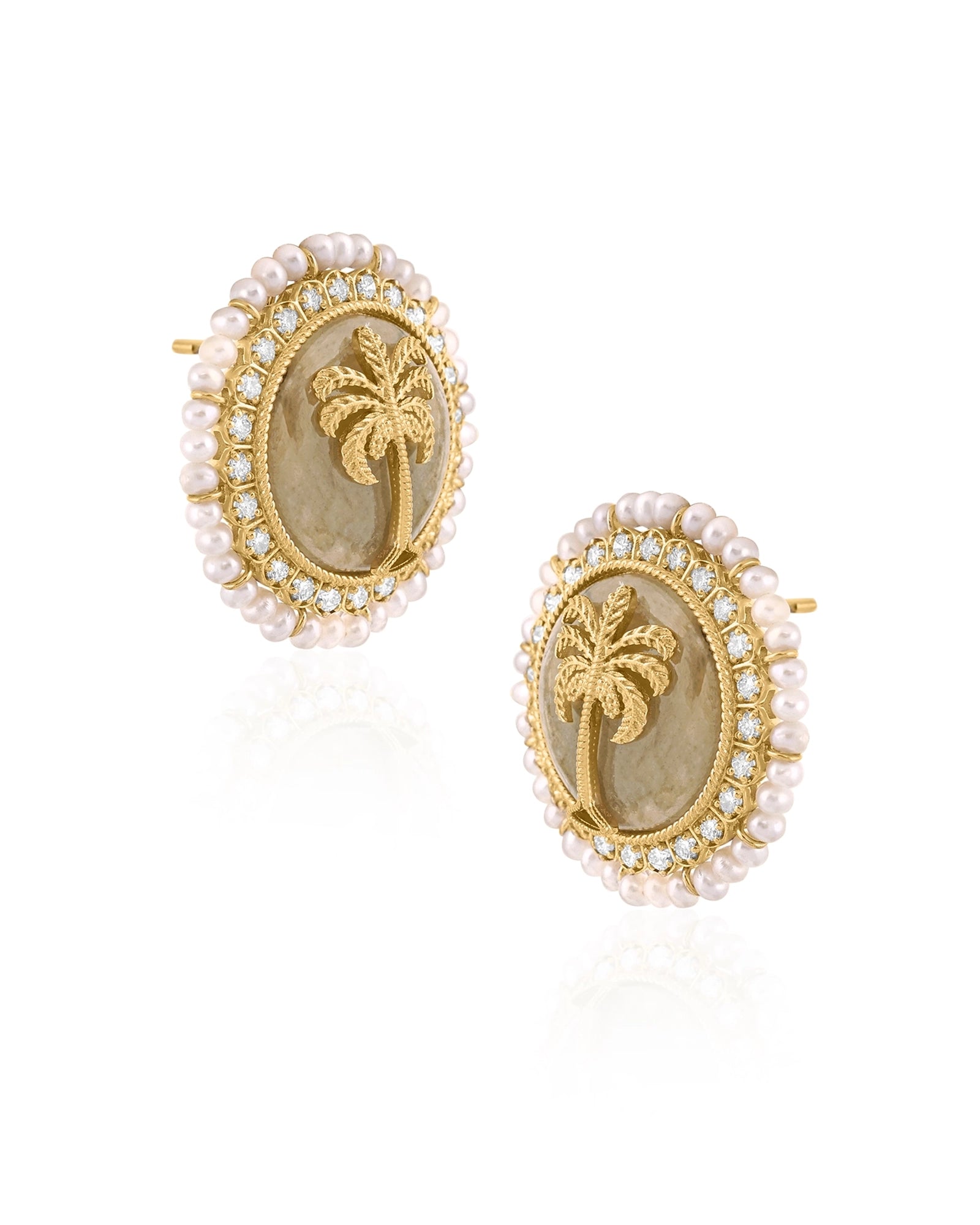 Palm Royale Studs 2.0 | AMARIS JEWELS | Fine Jewelry 