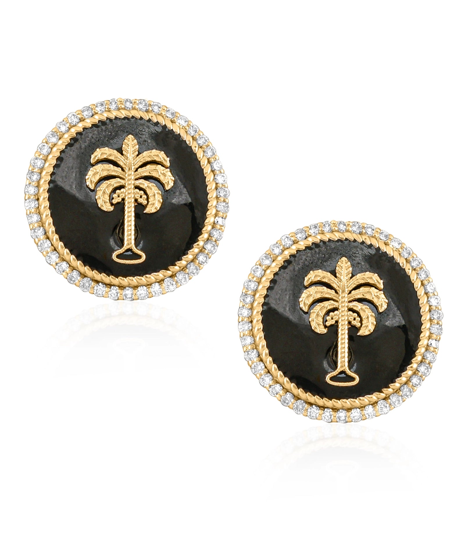 Palm Royale Studs | AMARIS JEWELS | Fine Jewelry 