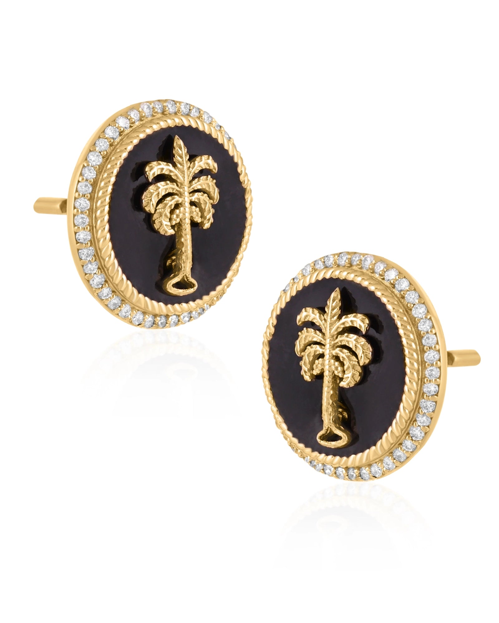 Palm Royale Studs | AMARIS JEWELS | Fine Jewelry 