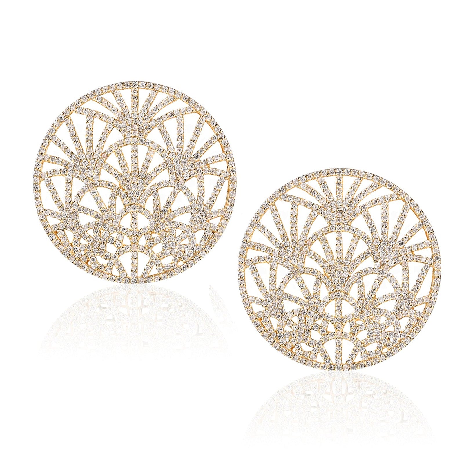 Palmetto Earrings | AMARIS JEWELS | Fine Jewelry 