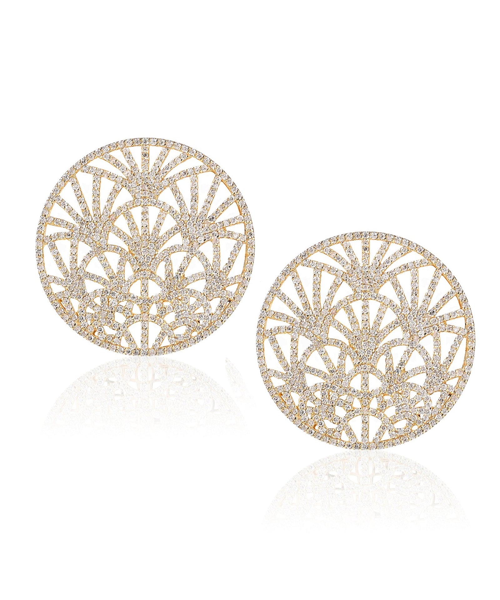 Palmetto Earrings | AMARIS JEWELS | Fine Jewelry 