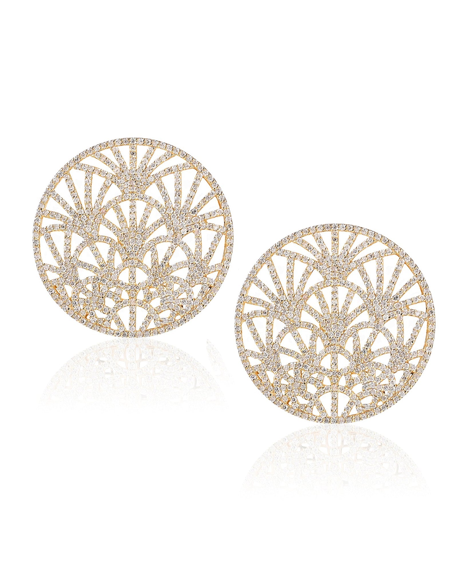 Palmetto Earrings | AMARIS JEWELS | Fine Jewelry 