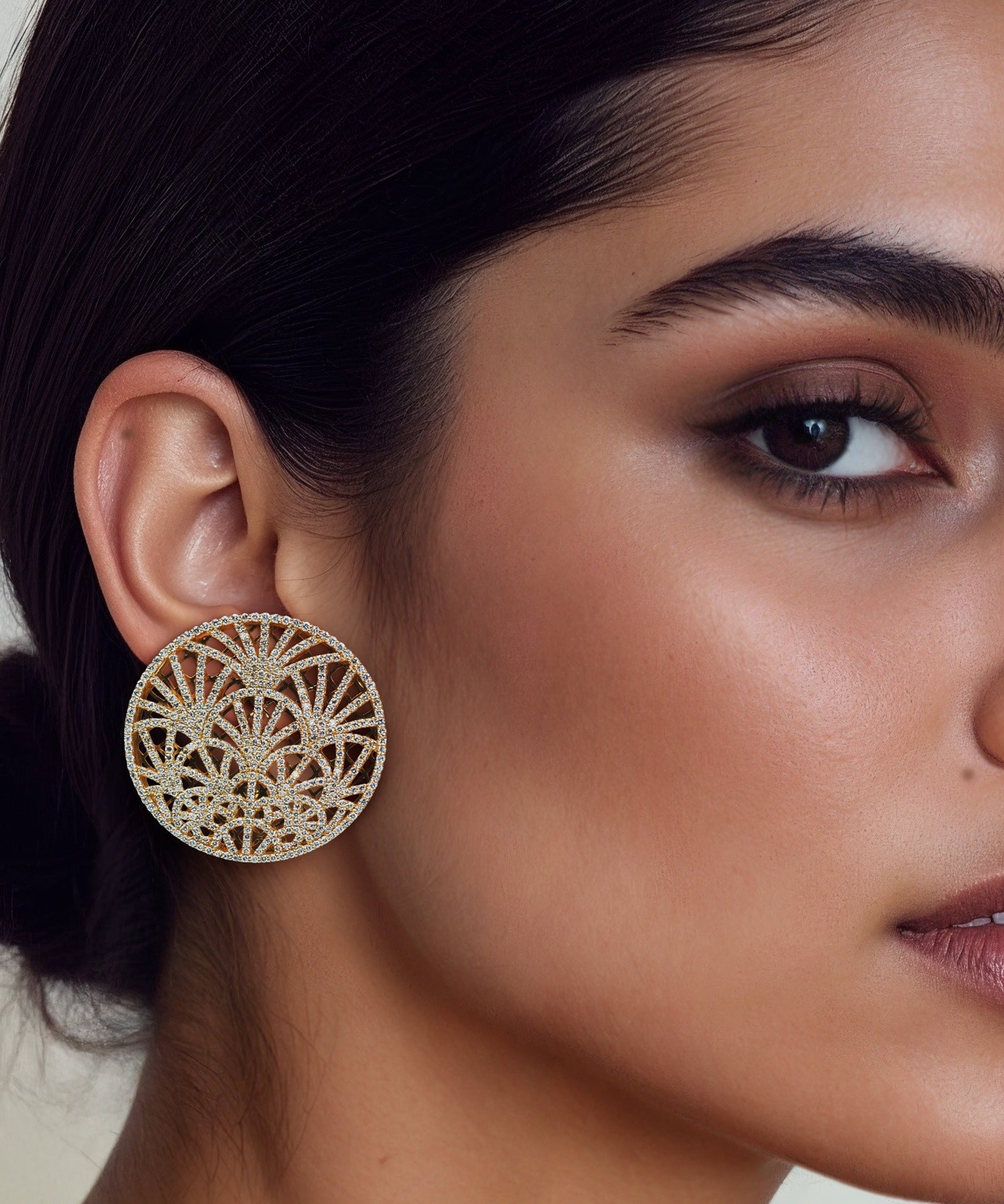 Palmetto Earrings | AMARIS JEWELS | Fine Jewelry 